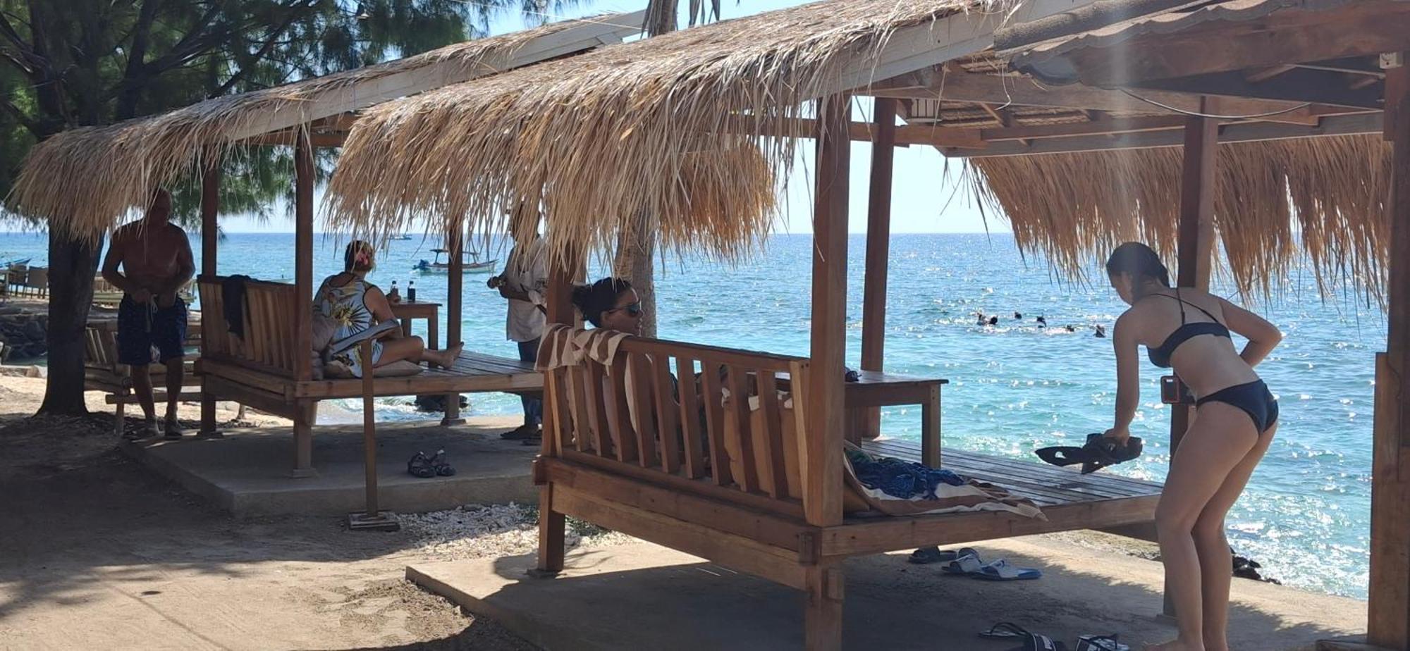 Gusung Indah Bungalow Gili Air Dış mekan fotoğraf